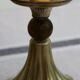 Pair of golden candle holders