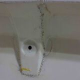 Modular "Patate" sofa in black corduroy velvet by Airborne, France 1970s