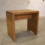 Series of eight stools Les Arcs Charlotte Perriand
