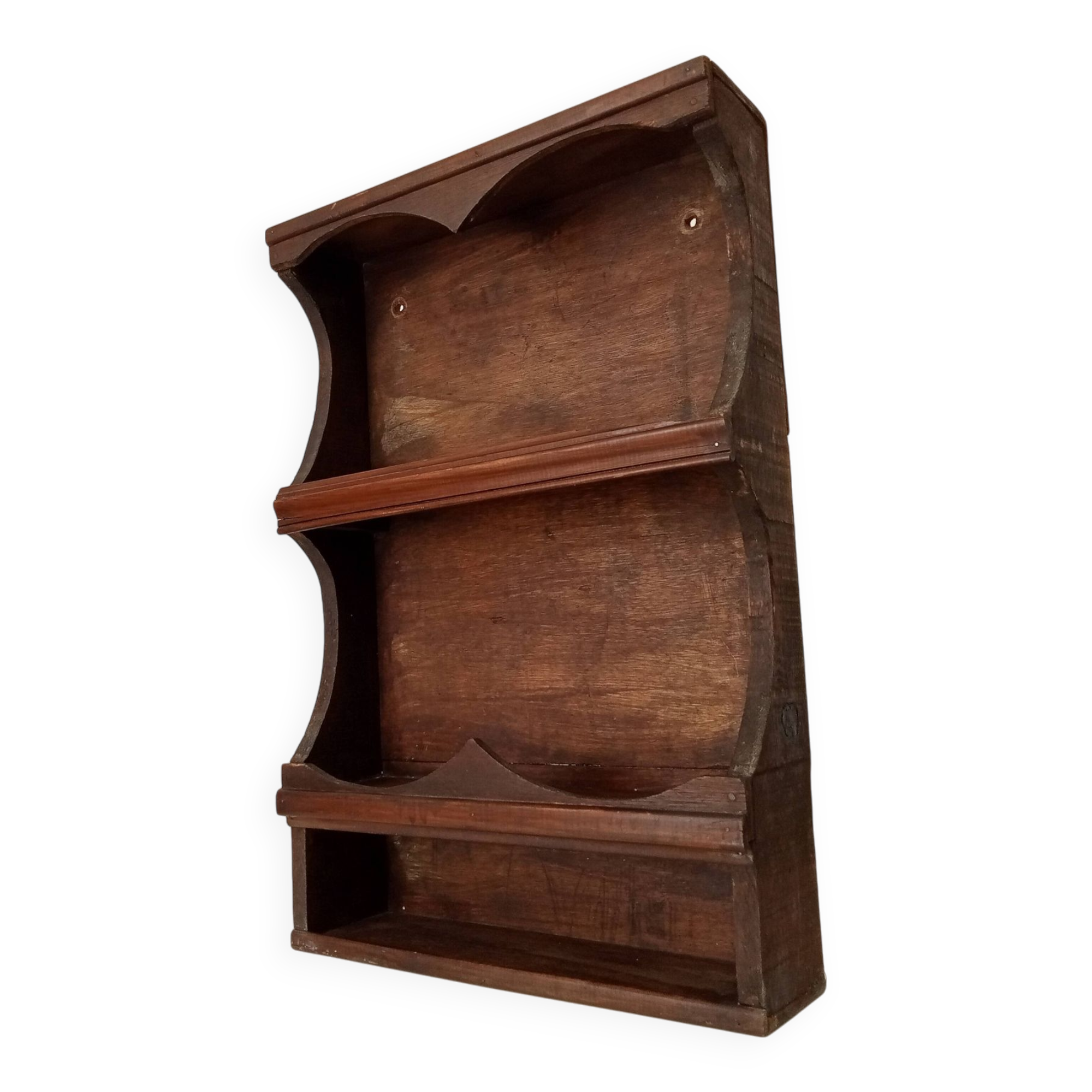 Old spice wall shelf