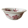 Ancient ironstone bowl Moulins des Loups "orchids"
