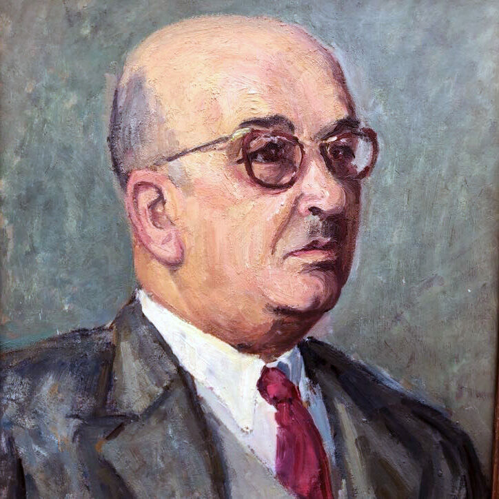 Painting "The Man with Glasses"
