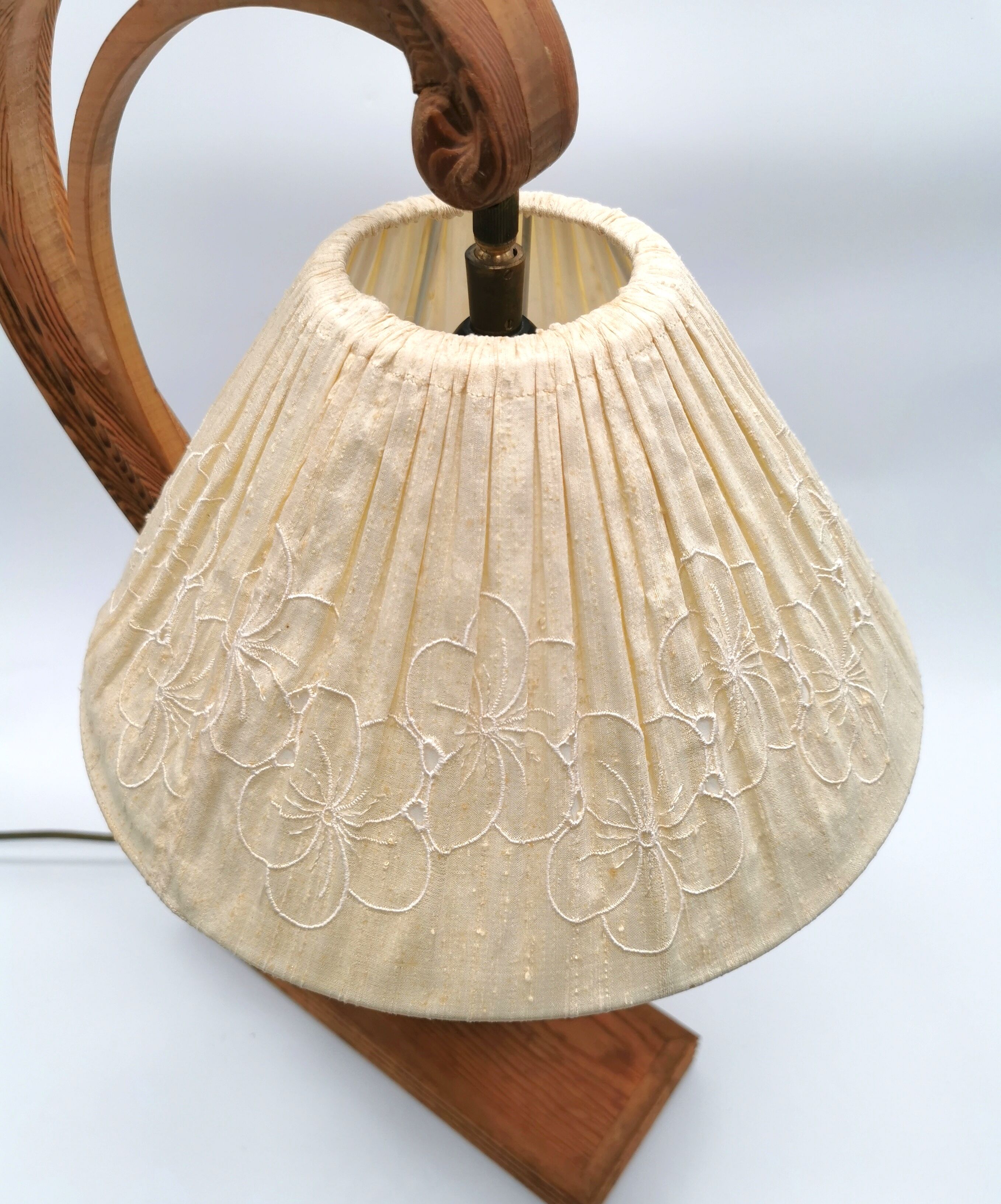 Vintage wood lamp