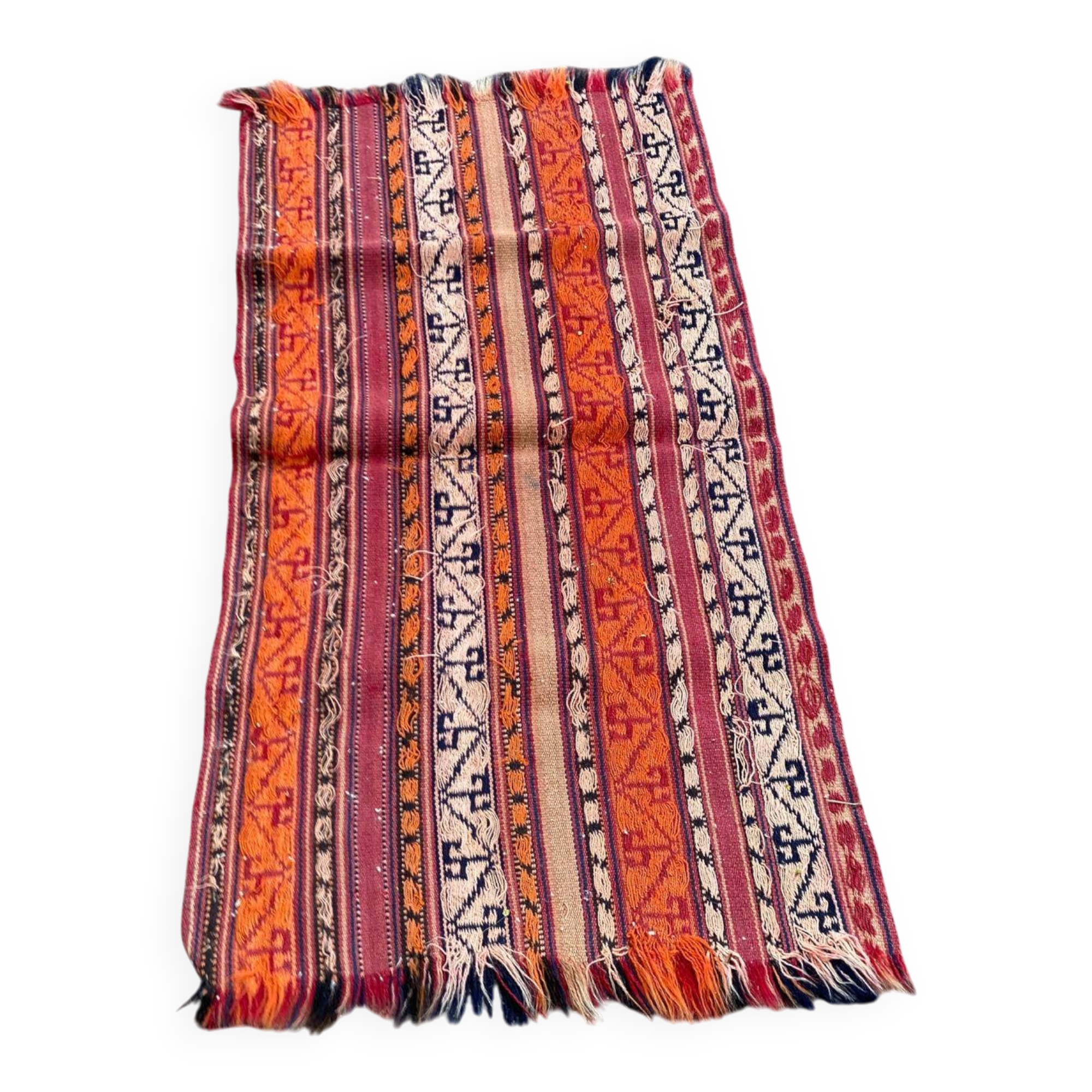 Kordi Persian rug hand-woven wool kilim 50x100cm