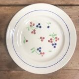 Set of 9 antique dessert plates