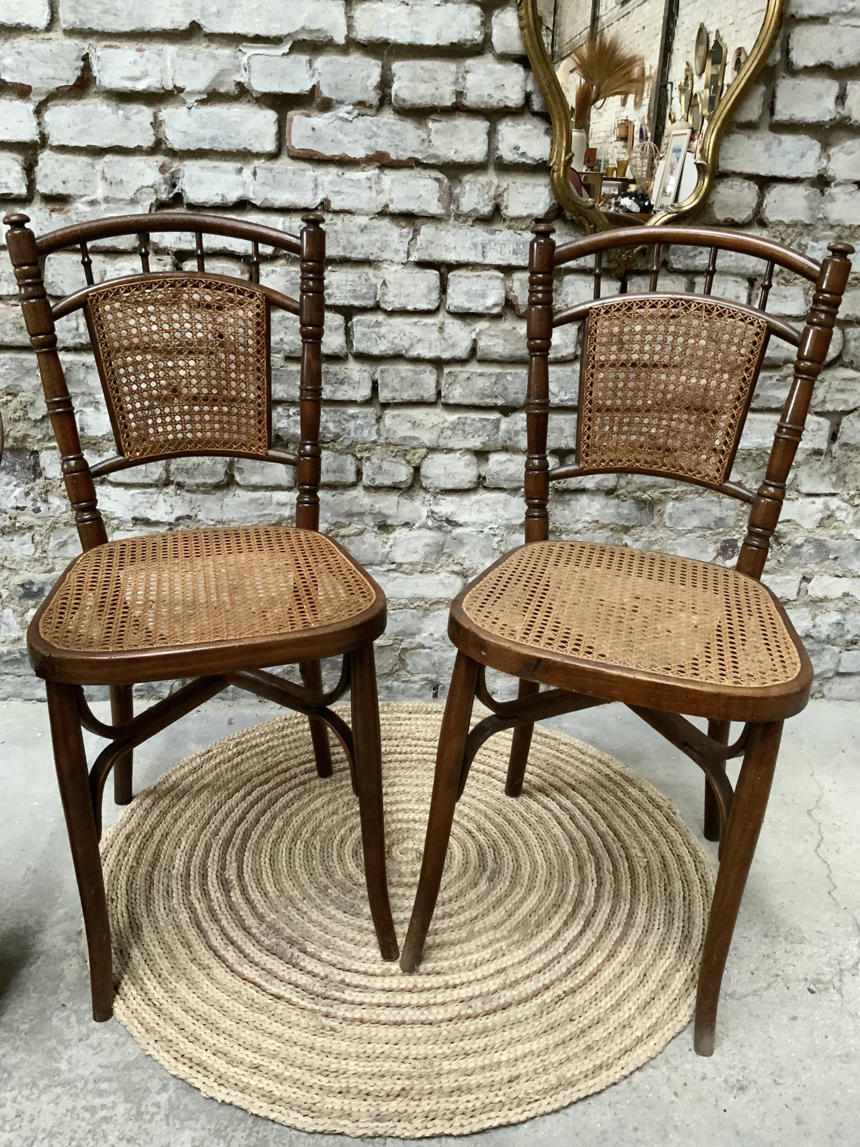 Pair of bistro chairs