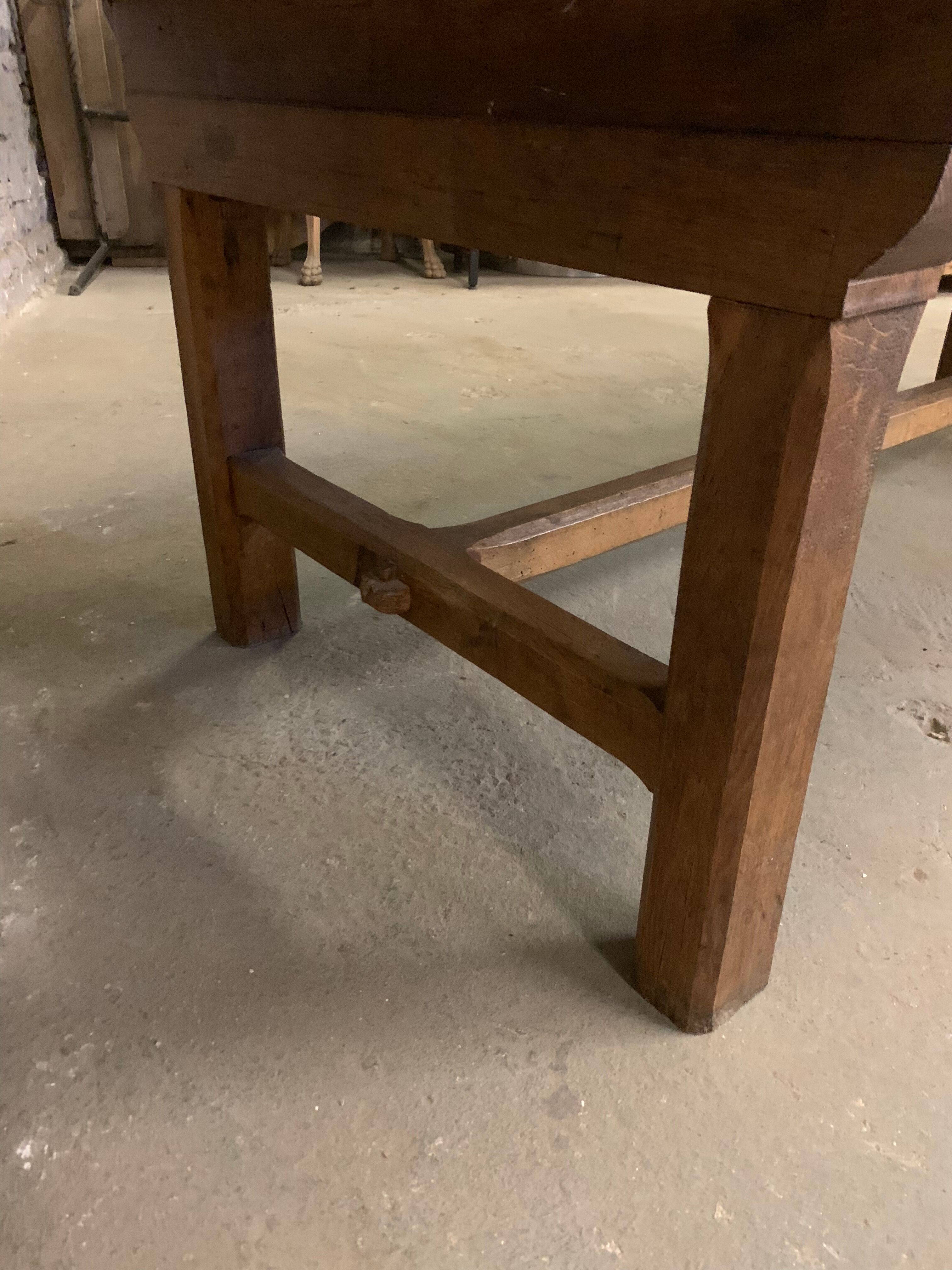 Old farm table 3.20 m elm and oak