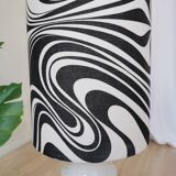 Vintage Dumler & Breiden Floor Lamp: German Pop Art Zebra Shade