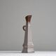 Cubist ceramic pitcher vase from the 1950s.