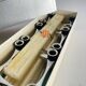 Vintage BMF Modular Candle Holder Black & Silver, Original Box + 12 candles