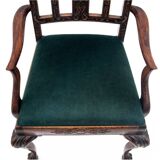 Ensemble de fauteuils de style Chippendalle, vers 1900. Après rénovation.