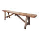 Old farm bench 1m60 in fir wood