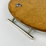 Vintage metal tray with mirror, Italy, 1970s