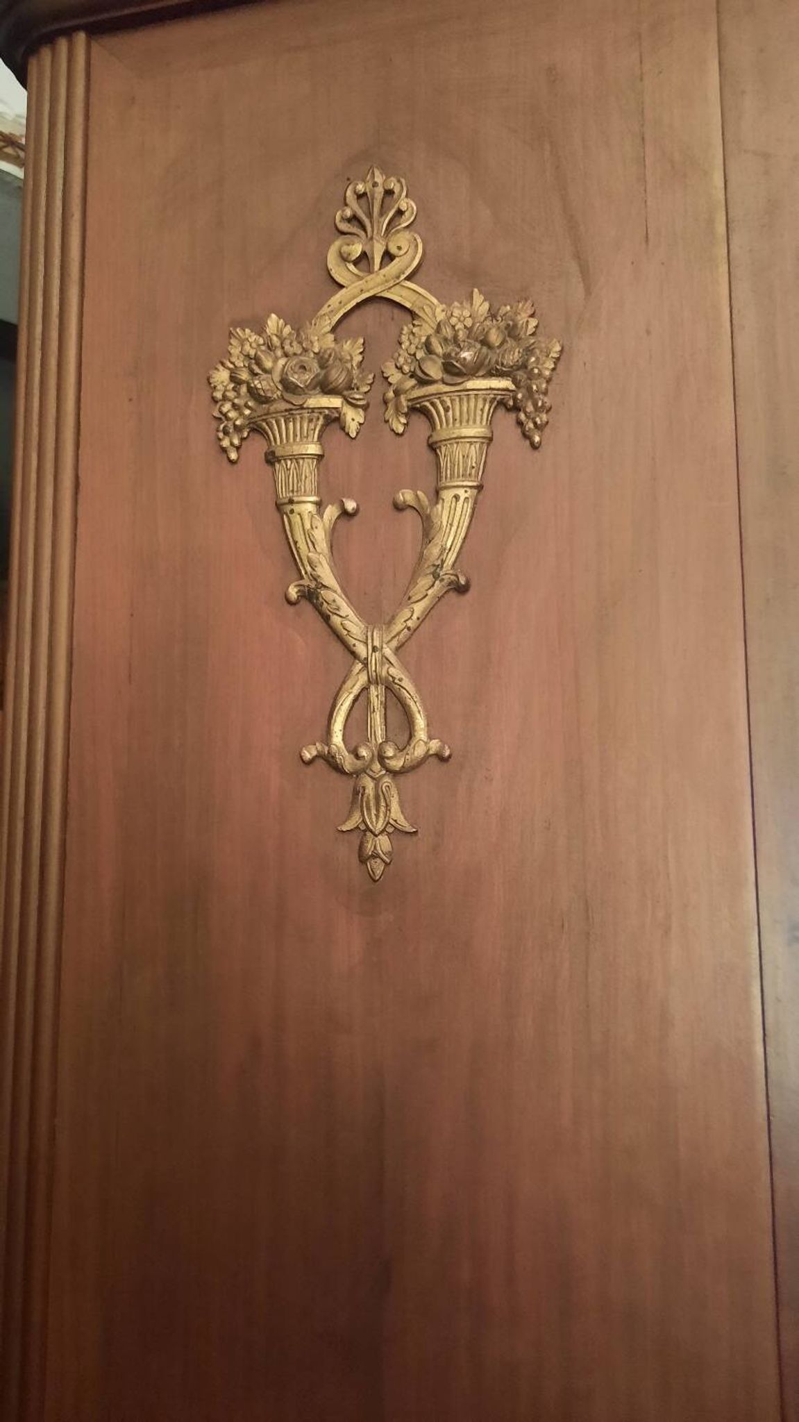 Old art deco style wardrobe
