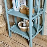 Rattan shelf
