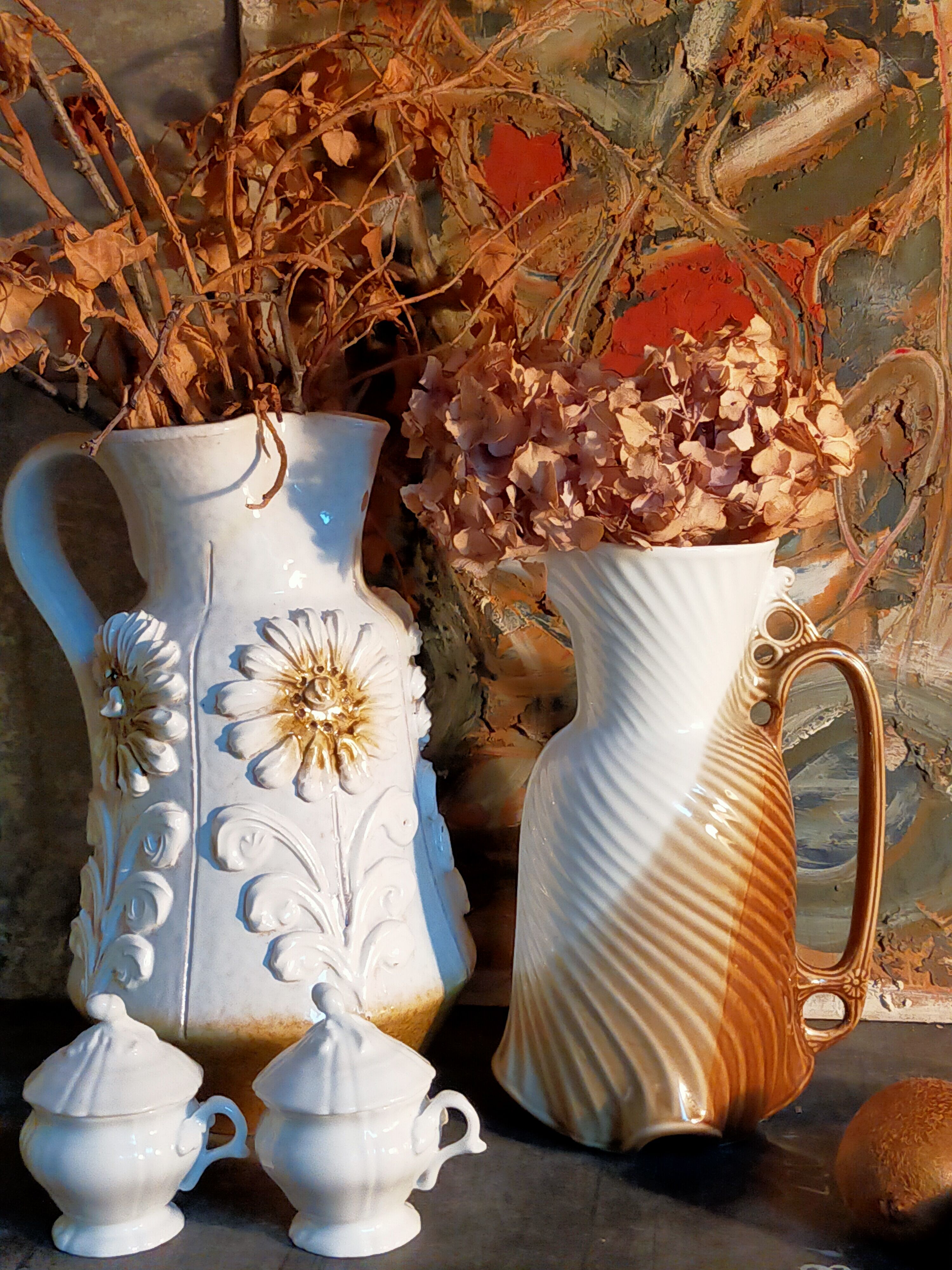 Pitcher Slurry Art-Nouveau early twentieth century