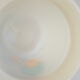 Old cotton bathroom pot in vintage opal year 1970