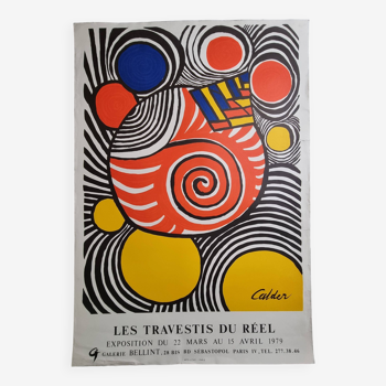 Original exhibition poster lithographed after Calder, 1979, 82 x 57 cm