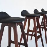 Erik Buch 'OD61' Bar Stools in rosewood Odense Mobler