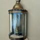 Lantern brass wall lamp