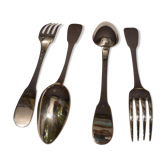 Pair of spoons and forks Christofle