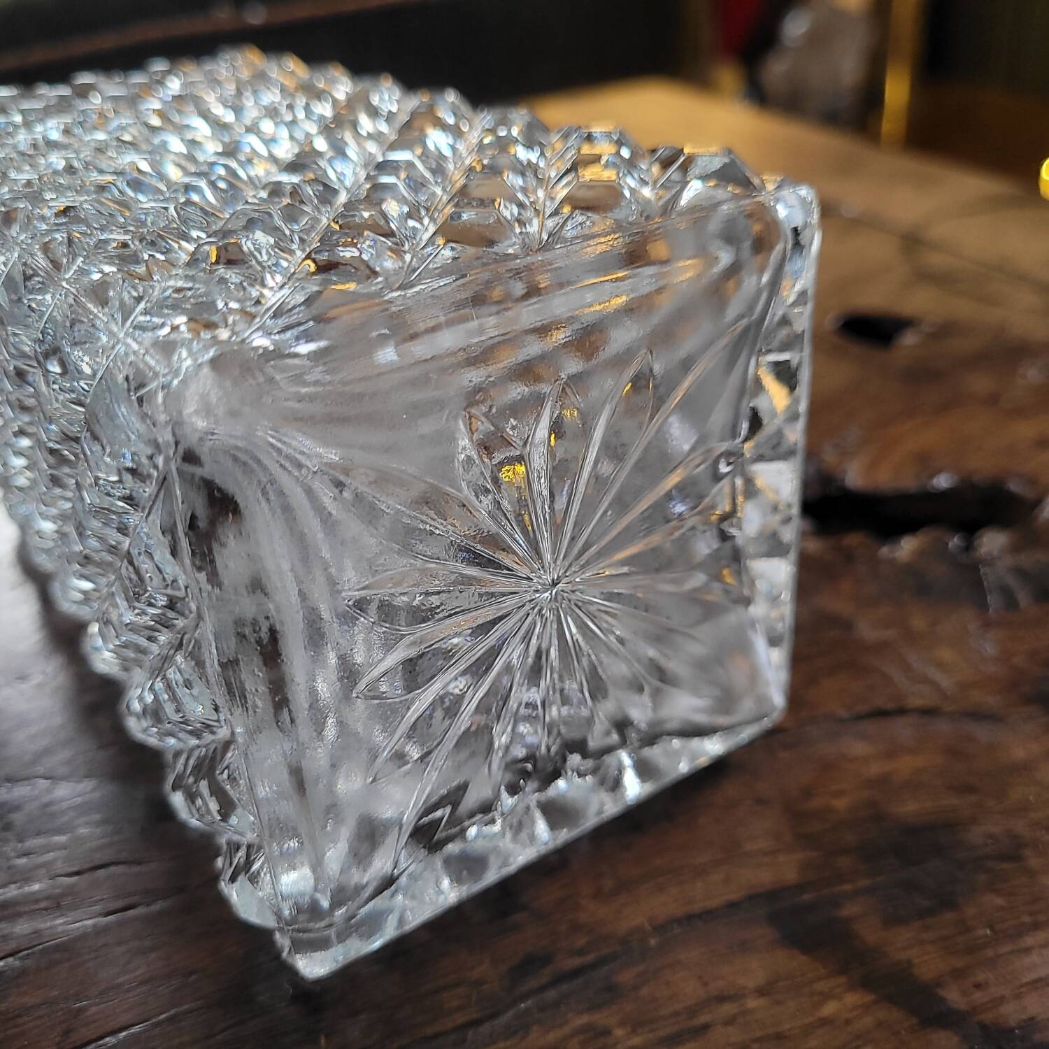 Cut glass carafe – 1950s