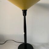 Yellow and black metal lamp