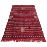 Moroccan kilim rug red 140x230 cm
