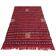 Tapis marocain kilim rouge 140x230 cm