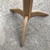 Portemanteau parrot wood tripod 12 black balls Stella 1960