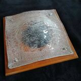 glass plate ceiling light - Mazzega, Murano