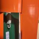 Orange designer coat rack 'Chase G' by Van Esch from the 2000s.