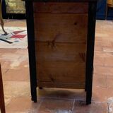 Small antique jam jar in solid wood