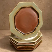 Lot d'assiettes Grès du Marais, France, circa 1970