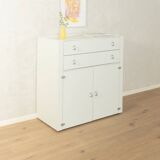 Interlübke vintage cabinet with metal hinges and minimalist handles