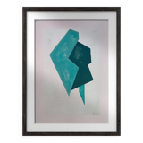 Original minimalist geometric painting