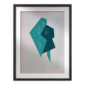 Original minimalist geometric painting