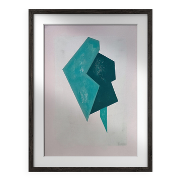 Peinture original géométrique minimaliste