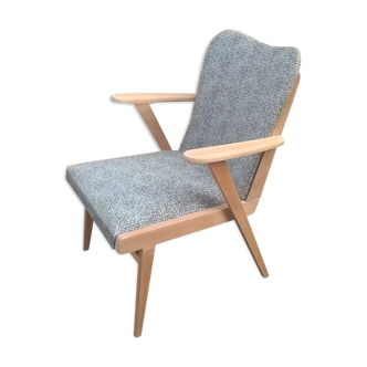 Fauteuil pied compas scandinave