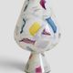 Postmodern Italian Murano Art Glass Chalice, Abstract Decoration, 1980s