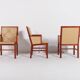 Ensemble de 3 fauteuils Bernt Andersson de Skandi-Form, Suède 1980