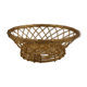 Vintage braided metal wire basket