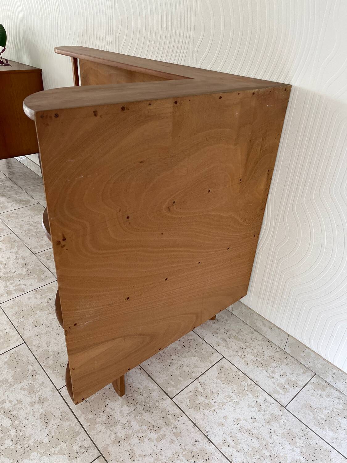 Corner bookcase shelf from the 60s ART DECO