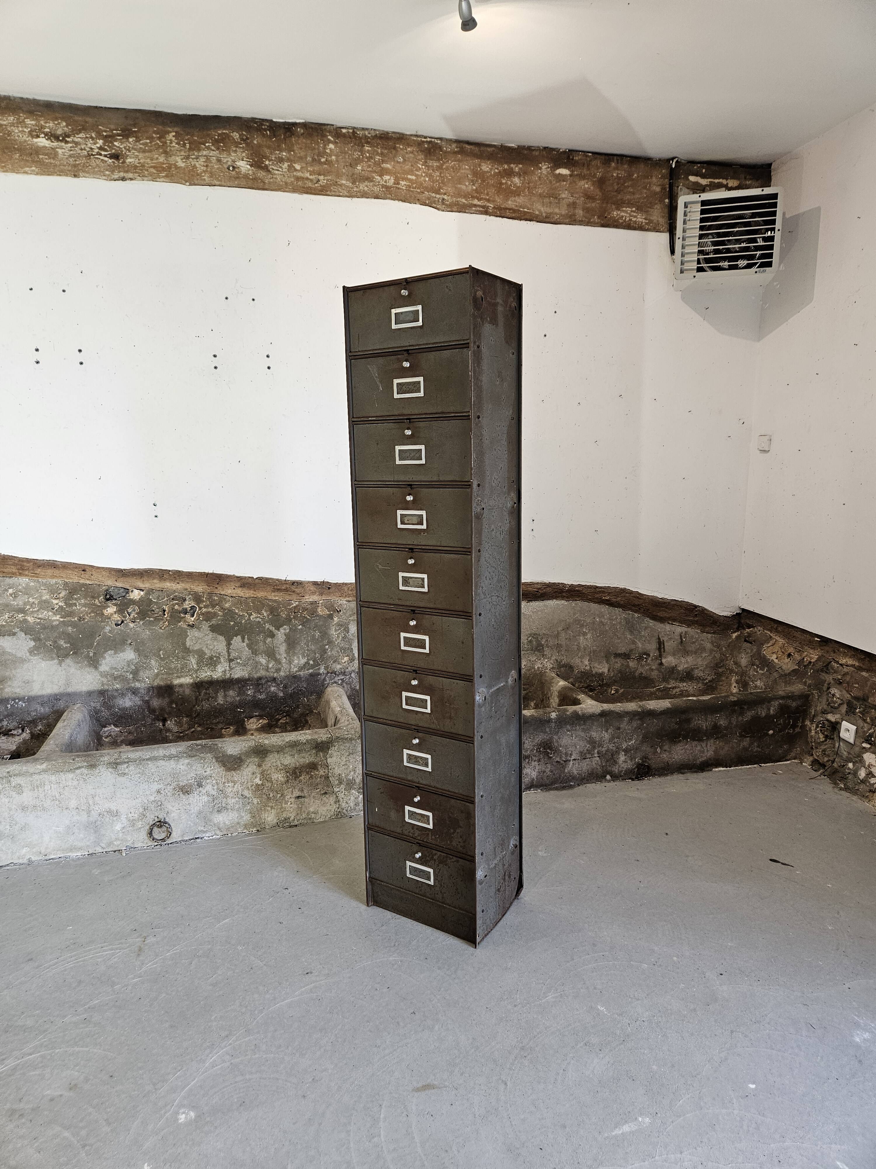 Column furniture with flaps Ronéo 1950 1960