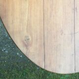 Old oval table Louis Philippe with 6 feet