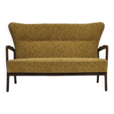 Années 1960, canapé danois 2 places de Søren Hansen pour Fritz Hansen, état d'origine.