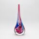 Oball Murano Vase - Sommerso - 24k Gold - Labeled - H30cm/1.17kg