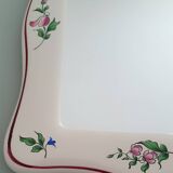 Lunéville earthenware mirror - Réverbère collection