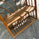 1970s rattan wall shelf