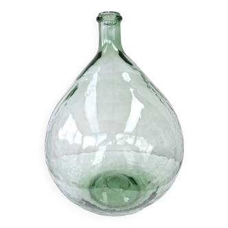 Old Carboy Bottle Dame Jeanne Light Green 20 Liters